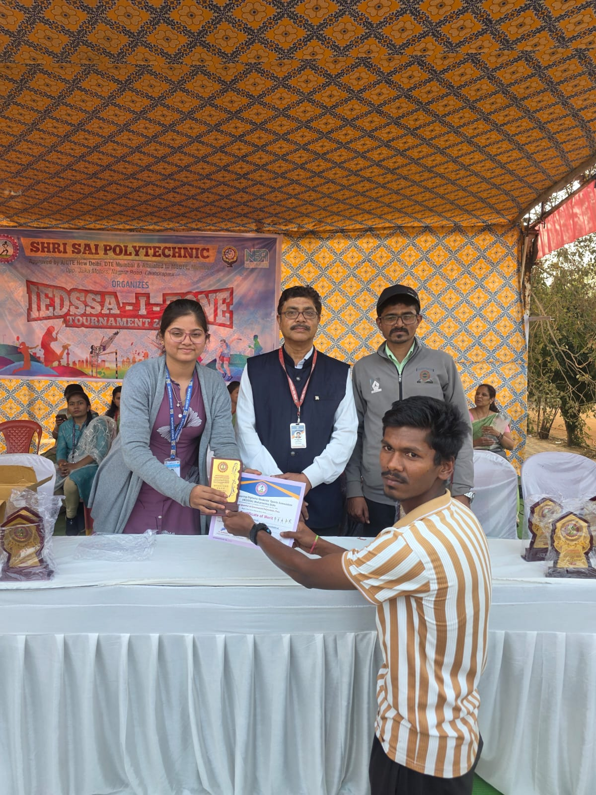 Pralay Nagrale Runner-up in the IEDSSA I-zone Athletics 2025-2026 
