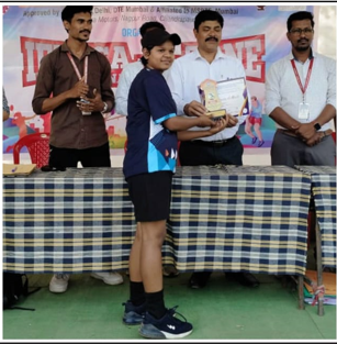 Laxmi Bhoyar Winner in Athletics (Long Jump) & Runner-up in Athletics (Javelling Throw) Event in the IEDSSA I-zone 2024-2025