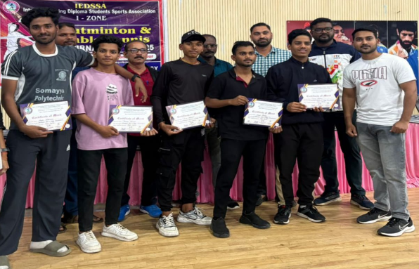 BOYS Table Tennis team - Runner-up of IEDSSA I-zone 2024-2025 
