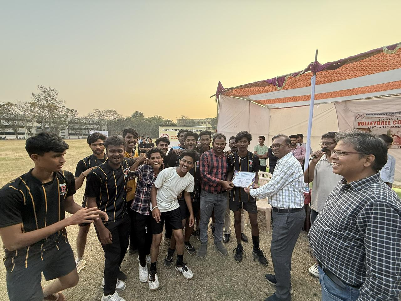 BOYS Vollyball team - Runners up of IEDSSA I-zone 2024-2025