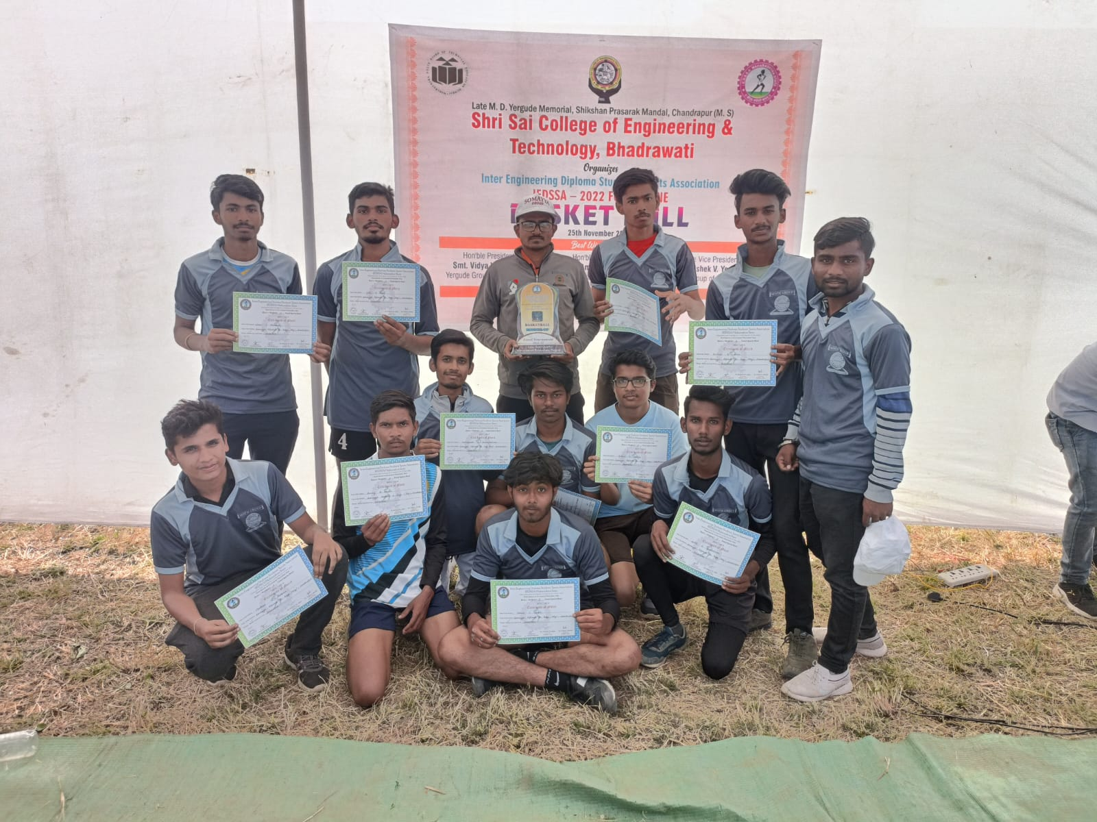BOYS Basketball team Runner-up of IEDSSA I-zone 2022-2023