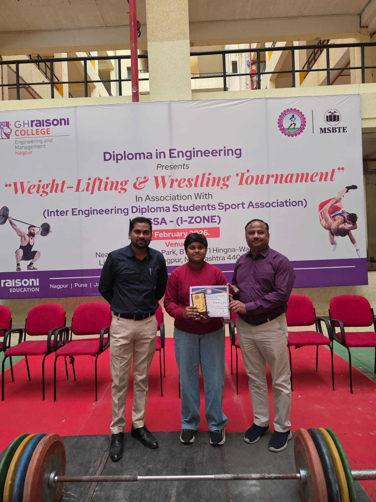 Akshaya Butkuri Winner in IEDSSA I-zone 2025-2026 Girls