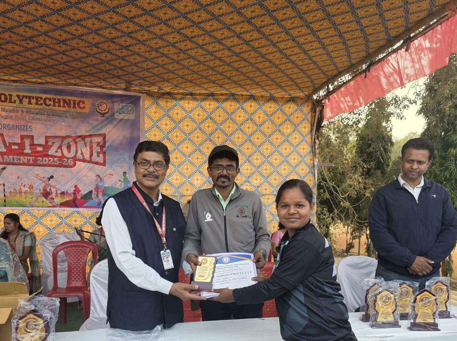 Laxmi Bhoyar Runner-up in the IEDSSA I-zone 2025-2026 